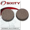 Sixity C6 Front Ceramic Brake Pads For Suzuki Gs550 B 1977 Complete Set 