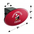 Youngstown State Penguins Logo Oval Tow Trailer Hitch Cover Plug Insert