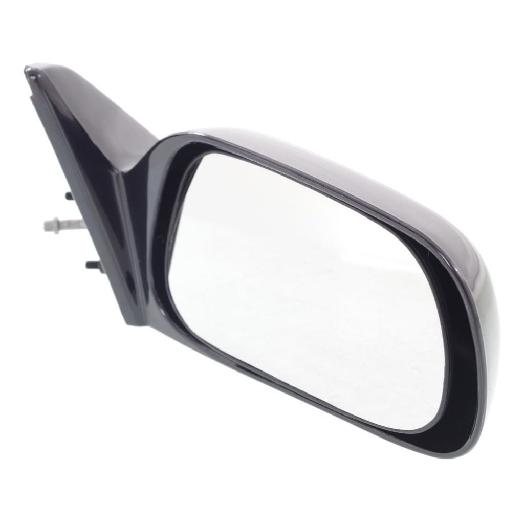 Toyota Corolla 1990 1991 1992 Door Mirror Passenger Side Non-heated Manual Remote Glass Paintable Non-folding Replacement For