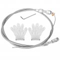36in Braided Throttle Cable Kit For Chevrolet Chevy Ls1 Engine 4 8l 5 3l 7l 6 0l Stainless Steel Adjustable Accelerator Repair 