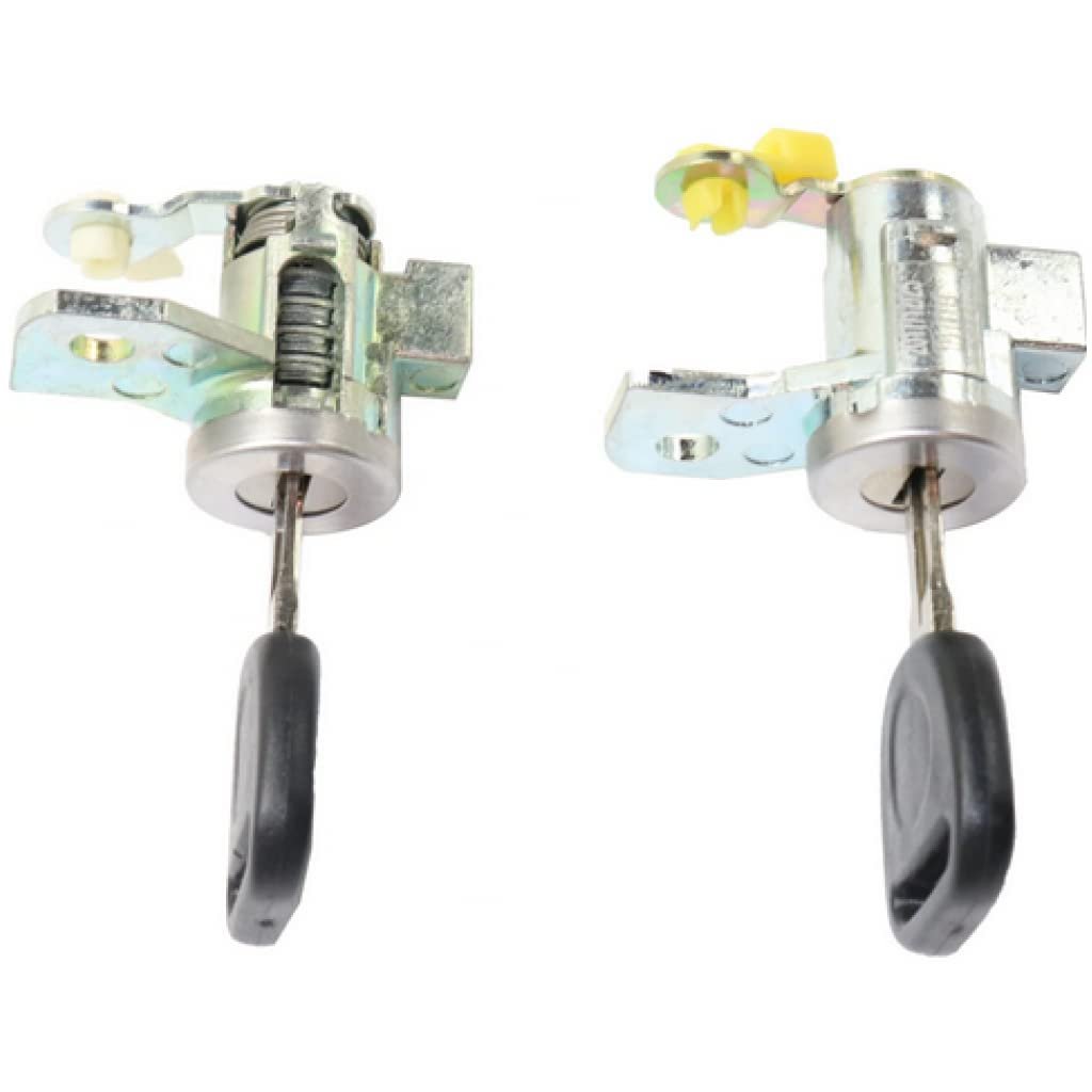 Door Lock Cylinder Pair For Hummer H3t 2009 2010 Front Driver And Passenger Side With Keys Part 89022371