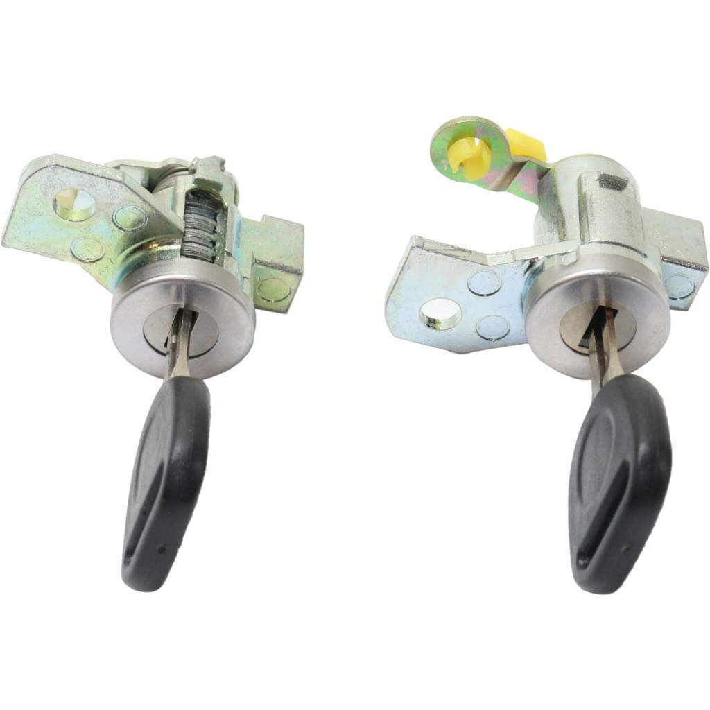 Door Lock Cylinder Pair For Hummer H3t 2009 2010 Front Driver And Passenger Side With Keys Part 89022371
