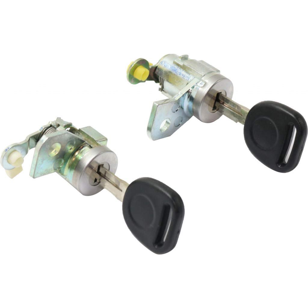 Door Lock Cylinder Pair For Hummer H3t 2009 2010 Front Driver And Passenger Side With Keys Part 89022371
