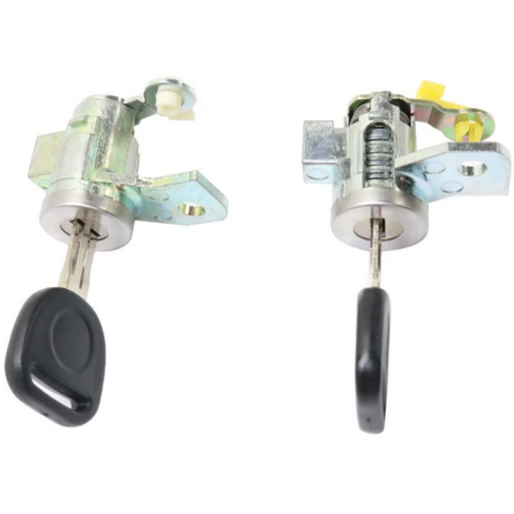 Door Lock Cylinder Pair For Hummer H3t 2009 2010 Front Driver And Passenger Side With Keys Part 89022371