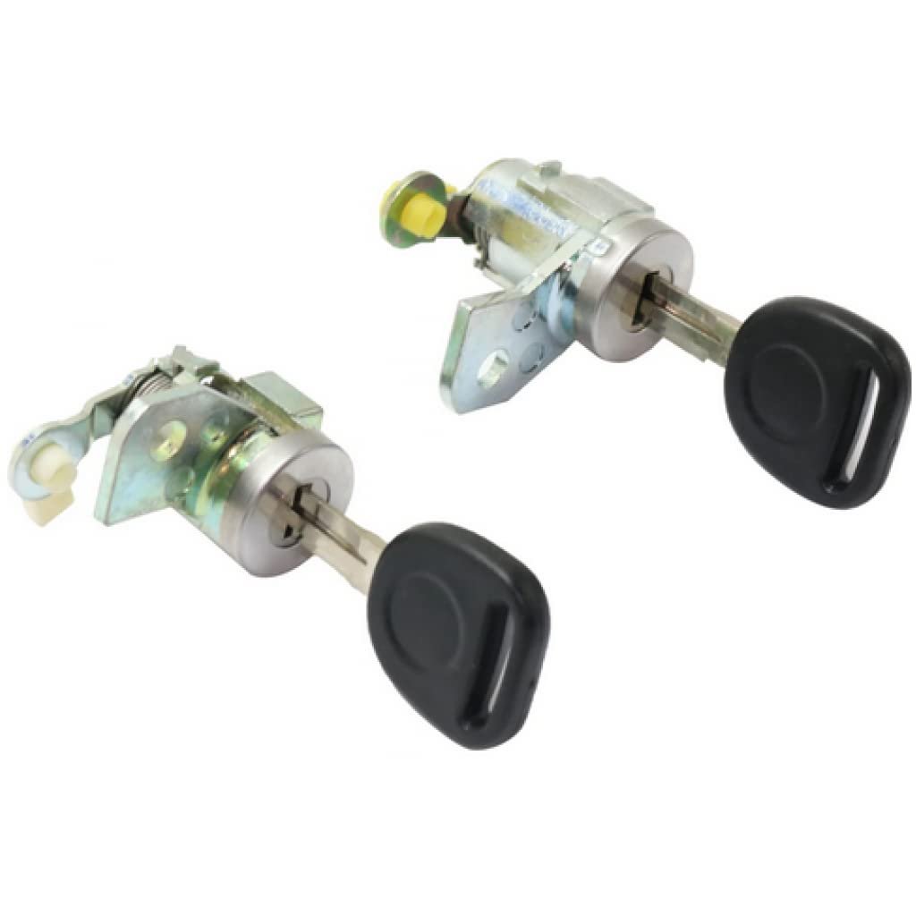 Door Lock Cylinder Pair For Hummer H3t 2009 2010 Front Driver And Passenger Side With Keys Part 89022371