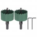 Bi-metal Hole Saw 1-7 8 48mm Hss High Speed Steel Cutter Drill Bit For Cutting Metal Wood Plastic Pvc Board 2pcs 