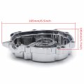 Httmt- Chrome Clear Left Engine Stator Crankcase Cover Guard Compatible With 15-19 Yamah Yzf-r1 P N Tmt313-063a-cd
