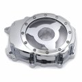Httmt- Chrome Clear Left Engine Stator Crankcase Cover Guard Compatible With 15-19 Yamah Yzf-r1 P N Tmt313-063a-cd