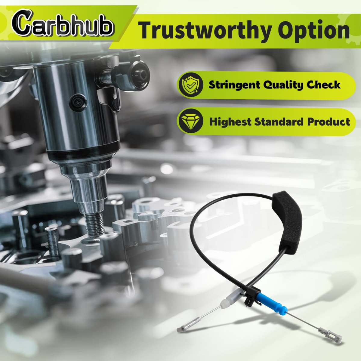 Carbhub Front Door Handle Release Cable For Honda Civic 2006-2011 Driver And Passenger Side Interior Latch Replaces Parts