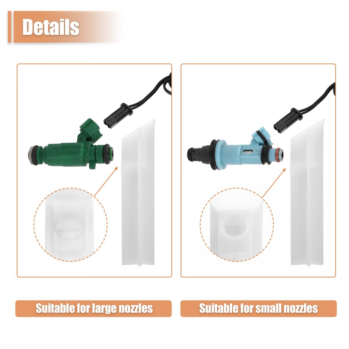 X Autohaux 1 Set Universal Flush Cleaner Adapter Diy Cleaning Tool Kit Fuel Injector Tester Pump Pressure Automotive Gas