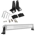 Light Bar Side Brackets Alavente Universal Kit For Mounting Double Row Led Work Mount Pair Black 