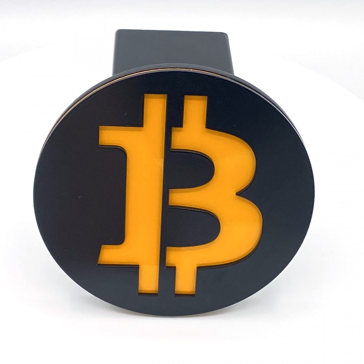 Tow Hitch Cover For 2 Receiver Truck Trailer Suv Heavy Duty Metal Black Silver Orange Blk Bitcoin
