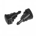 X Autohaux 4pcs Car Front Windshield Washer Nozzles For Dodge Caliber 2007-2012 Replaces 5160308aa With 1 Meter Fluid Hose