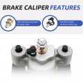 M Mati Front Left Or Rear Brake Caliper W Pads For Arctic Cat Atv 250 300 350 400 Fis 425 450 500 550 650 700 1000 Thunder Side