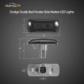 Partsam Dually Bed Front Rear Side Fender Marker Led Lights Clearance Replacement For Dodge Ram 3500 2500 2010 2011 2012 2013
