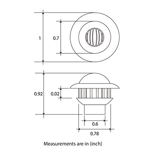 Dream Lighting Led Courtesy Light Eyeball Shape Warm White
