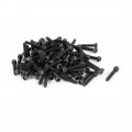 100 Pcs 12 9 Alloy Hex Key Socket Head Knurled Cap Screws Bolts Unc 6 -32x3 4 