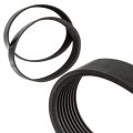 Planer Drive Belt Set Of 2 For Ridgid Tp13001 Thickness Rigid High Strength Ribbed Rubber Replacement Belts 