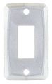 Jr Products 12841-5 White Single Switch Wall Plate Pack Of 5 