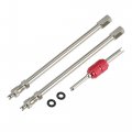 X Autohaux 1 Set 5 90 Dually Valve Stem Extenders Straight Dual Tire Extension For Car Truck Rv Pickup Motorcycle Silver Tone