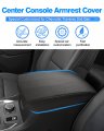 Custom Fit For Center Console Cover Chevrolet Traverse 2018-2022 2023 Accessories Armrest Anti-scratch Leather Protector Pad
