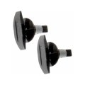 Toyota Hilux 2009-2015 Weatherstrip Fasteners Plastic Black Color 3 Millimeters Center Groove Diameter 9 4 Outside Replacement 