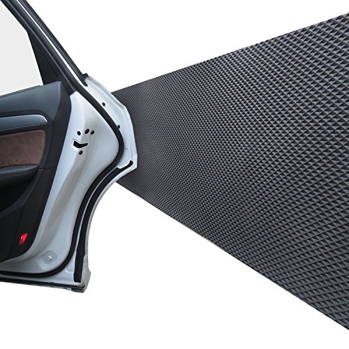 Super Thick Water Resistance Garage Wall Protector 2 Piece Foam Guard Set 4 5mm Thickness 79 In X 8 Black Universal Fit