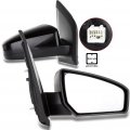 Ocpty Driver Side Mirror For 2007-2012 Nissan Sentra Outside Accessories Easy-adjustable Manual Folding Heating View