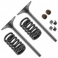 Caltric 2x Intake Valve Kit Compatible With Honda Trx450er 2006 2007 2008 2009 2012 2013 2014