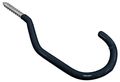 The Hillman Group 852703 Bike Hook Vinyl Black 1-pack 