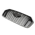 Car Grille Automobile Front Bumper Hexagonal Honeycomb Grid Chrome Replacement For 2020 2021 2022 Transit T150 T250 T350 