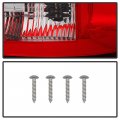 Acanii For 2002-2006 Dodge Ram 1500 03-06 2500 3500 Red Clear Led Rear Tail Lights Brake Lamps Pair Set Left Right