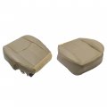 Seat Bottom Covers Synthetic Leather Compatible With 2003-2007 Gmc Sierra Chevrolet Silverado 1500 2500 3500 2006-2007