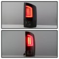 Acanii For 2007-2008 Dodge Ram 1500 2500 3500 Black Smoked Led Tube Tail Lights Brake Lamps V3 Driver Passenger Side