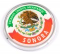 Sonora Mexico Mexican State 2 75 Car Chrome Round Emblem Decal 3d Badge