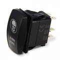 Ch4x4 Rocker Switch Zombie Light Symbol White Led
