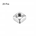 Uxcell M5 Square Nuts 304 Stainless Steel Metric Coarse Thread Assortment Kit 25 Pcs