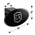 California State University Los Angeles Secondary Logo Oval Tow Hitch Cover Trailer Plug Insert 2