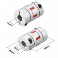 Uxcell Shaft Coupling 15mm To Bore L66xd40 Flexible Coupler Joint For Servo Stepped Motor
