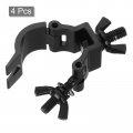 Uxcell Light Truss Clamps Aluminum Alloy Stage Lighting Pipe O Clamp For 0 71-0 83inch Od Tube Max Load 15lb Single Buckle