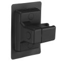 Shower Head Holder Strong Adhesive Adjustable Handheld Wand No Drilling Showerhead Clips Square Black 