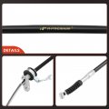 A-premium Rear Driver And Passenger Side Parking Brake Cable Assembly Compatible With Toyota Models Rav4 2004-2005 2-pc Set