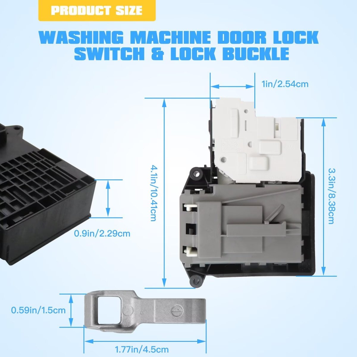 Ebf61315802 Mfg63099101 Washer Door Lock Switch Strike Assembly For Lg Kenmore Washing Machine Replace Ebf62534401 4026er4004b