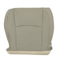 Front Driver And Passenger Side Bottom Seat Covers For Lexus Rx330 Rx350 Rx400h 2003 2009 Tan Perforated Microfiber Leather