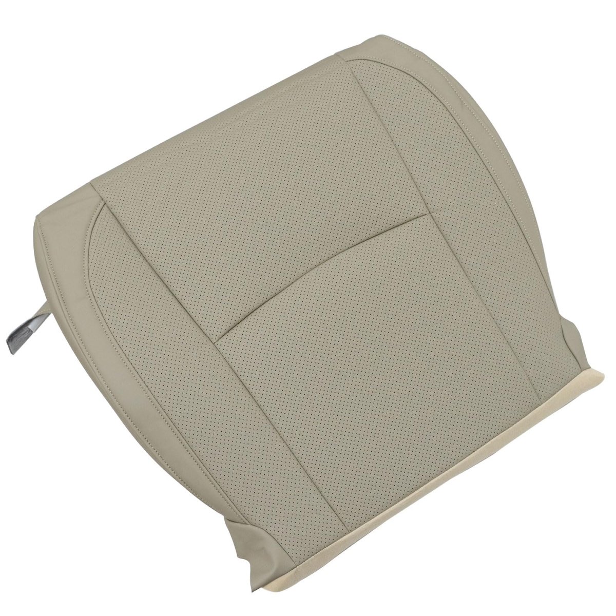 Front Driver And Passenger Side Bottom Seat Covers For Lexus Rx330 Rx350 Rx400h 2003 2009 Tan Perforated Microfiber Leather