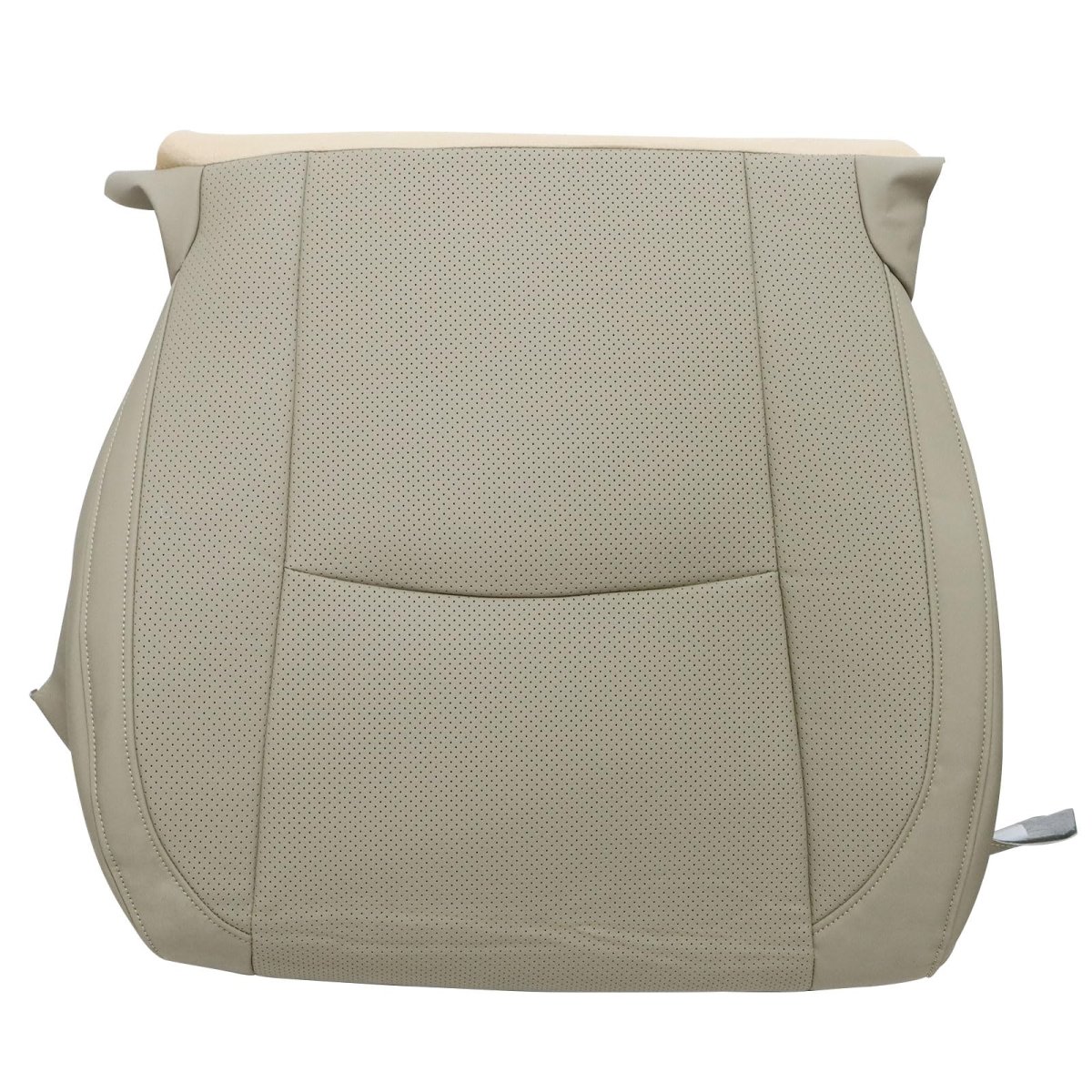 Front Driver And Passenger Side Bottom Seat Covers For Lexus Rx330 Rx350 Rx400h 2003 2009 Tan Perforated Microfiber Leather