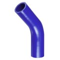 1 Pcs 35-38mm 38 -1 50 Id 102mm 4 02 Length 45 Degrees Blue Car Silicone Hose Coolant Universal 