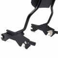 Httmt- Black Passenger Sissy Bar Backrest Compatible With 2018-up H-d Softail Fxfb Fat Boy Fxfbs P N Tghd-sbb050-bk