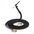 Tig Welding Torch Wp-17fv Gas Valve Flexible Head Air Cooled With 12ft Cable 