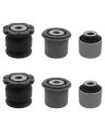 6 Pcs Rear Lower Control Arm Knuckle Bushing Kit For Honda Civic 2001 2005 Crv 2002 2006 Element 2003 Replace 52365s5a802 